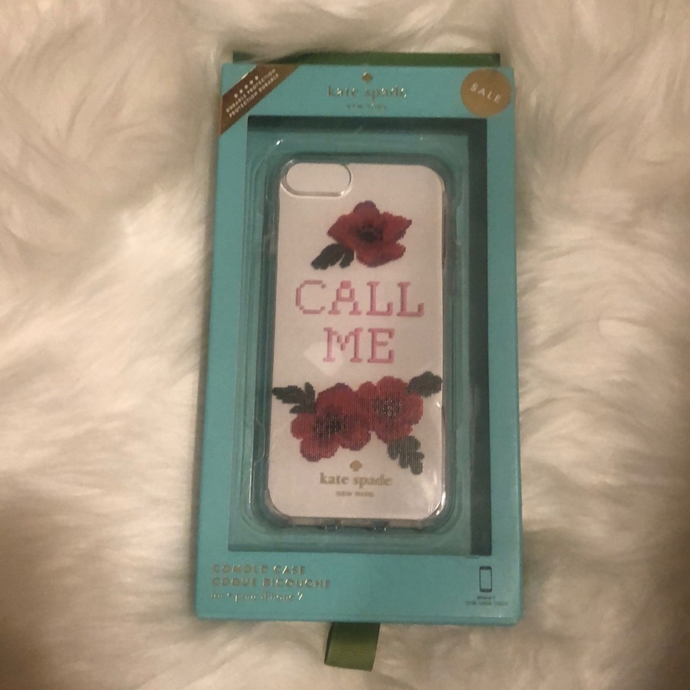New Kate Spade I phone 7 flower case
